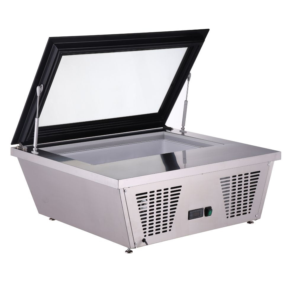 Expozitor inghetata -18 / -25°C, model de banc, 4 cuve x 5 Litri, iluminare LED