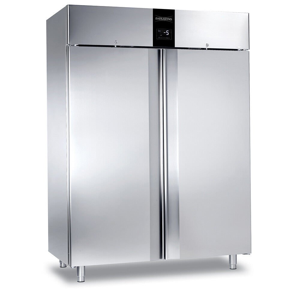 Frigider inox, temperatura -2° +10°C, capacitate 1200 Litri, 2 usi, functii HACCP, setare umiditate, Classic 1200