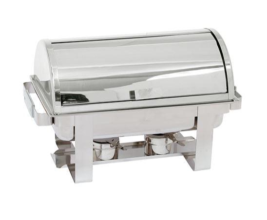 Chafing dish GN1/1, capac rolltop, inox - eurogastro.ro