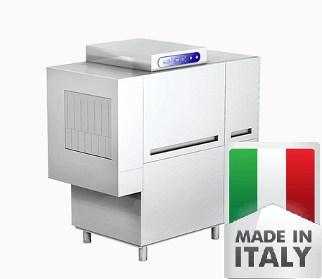 Masina de spalat tip tunel, productivitate 150 cosuri/ora - Italia - eurogastro.ro