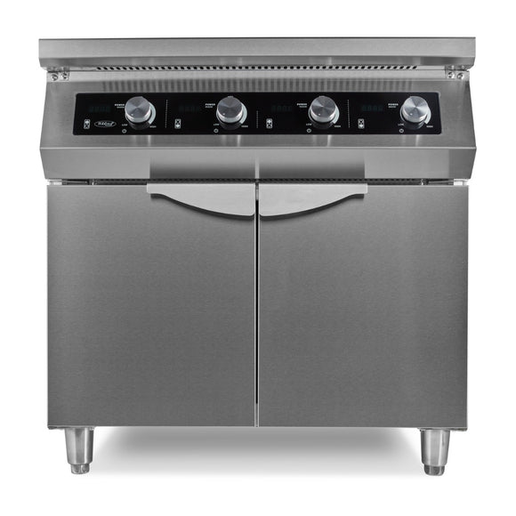 Masina de gatit pe inductie Maxima, 4 zone, linia 700, 80cm, cu baza, 380V, 17kW