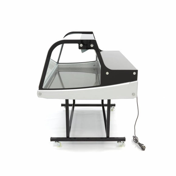 Vitrina refrigerata orizontala +2°C /+12°C, cu cadru metalic, racire statica, 255 Litri / 175 cm latime