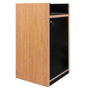 Cos de gunoi cu suport pentru tava, deschidere superioara, H-120 cm, L-60 cm, G-58 cm, finisaj stejar kamienny-3