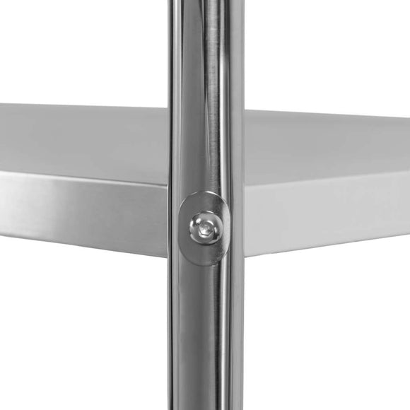 Carucior gastronomic pentru ospatari X STANDARD 86x54x154 cm 5 polite inox