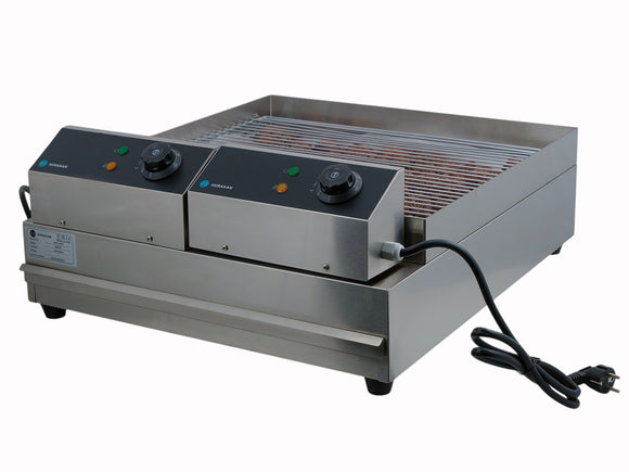 Gratar cu Piatra Vulcanica Hurakan HKN-140D - gratare cu piatra vulcanica