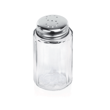 Set solnite, Ø 3,5 cm, inaltime 7 cm, set de 12 bucati, otel inoxidabil, sticla