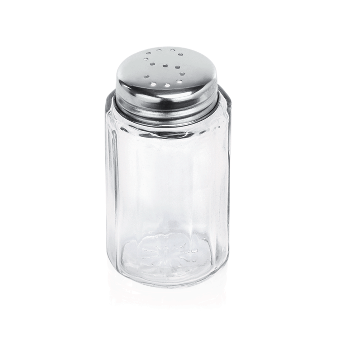 Set solnite, Ø 3,5 cm, inaltime 7 cm, set de 12 bucati, otel inoxidabil, sticla
