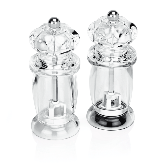 Set rasnite sare/piper, inaltime 14 cm, acril, ceramica