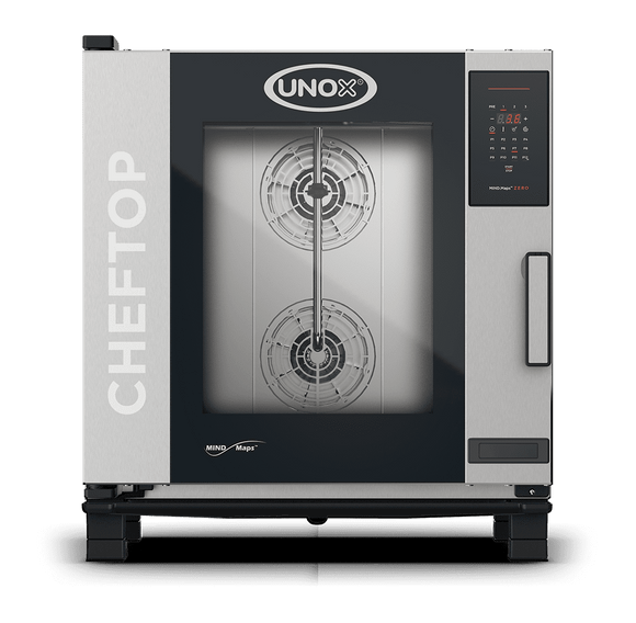 Cuptor UNOX pentru bucatarie CHEFTOP MIND.Maps ZERO 7 tavi GN 1/1 alimentare electrica, comenzi digitale
