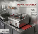 Friteuza profesionala dubla 2 x 11 Litri, electrica, 17,4 kW - ATA Italia-1