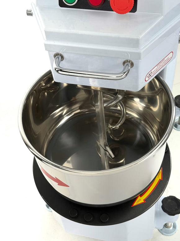 Malaxor Spiral de Aluat cu Cuva Detasabila Hurakan HKN-10CN - Malaxoare aluat