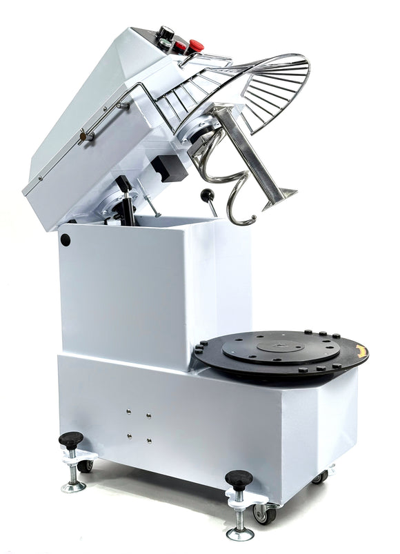 Malaxor Spiral de Aluat cu Cuva Detasabila Hurakan HKN-20CN - Malaxoare aluat