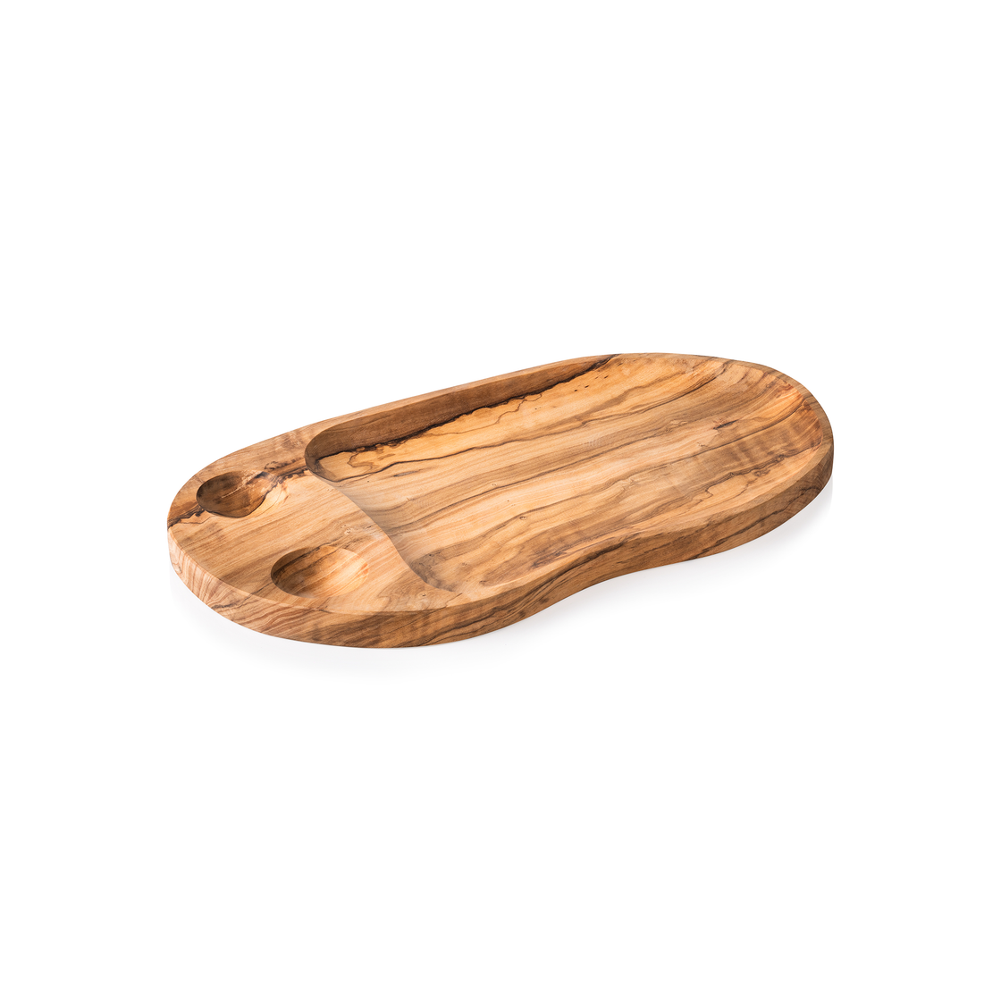 Platou servire PURE OLIVE, 35 x 18 cm, lemn de maslin