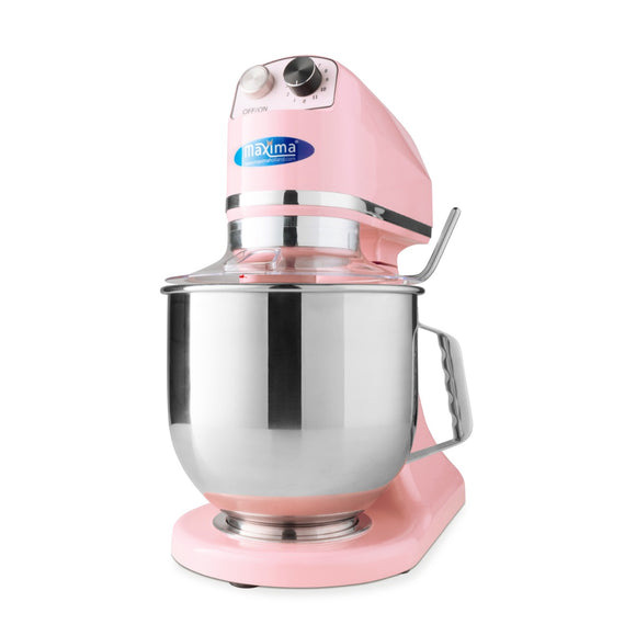 Mixer planetar Maxima, 7L, 2kg aluat, 350 W, roz