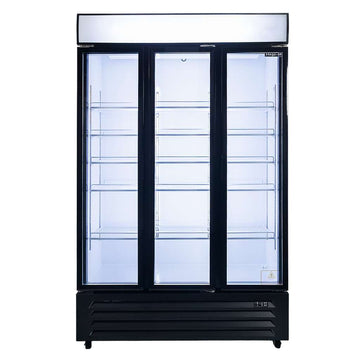 Vitrina frigorifica 3 usi 760L RICO S120 iluminare LED plafon superior publicitar iluminat