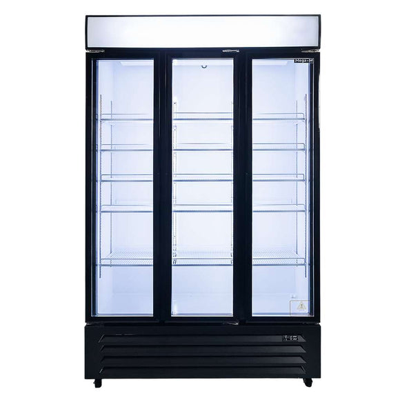 Vitrina frigorifica 3 usi 760L RICO S120 iluminare LED plafon superior publicitar iluminat