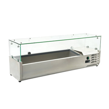 Vitrina Frigorifica de Toppinguri Hurakan HKN-VRX1200/330 - vitrine frigorifice de masa