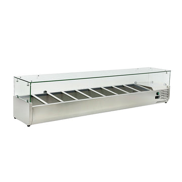 Vitrina Frigorifica de Toppinguri Hurakan HKN-VRX2000/380 - vitrine frigorifice de masa