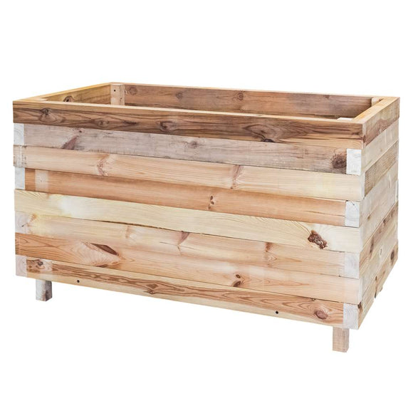 Ghiveci pentru flori din lemn H-74 cm L-120 cm G-60 cm