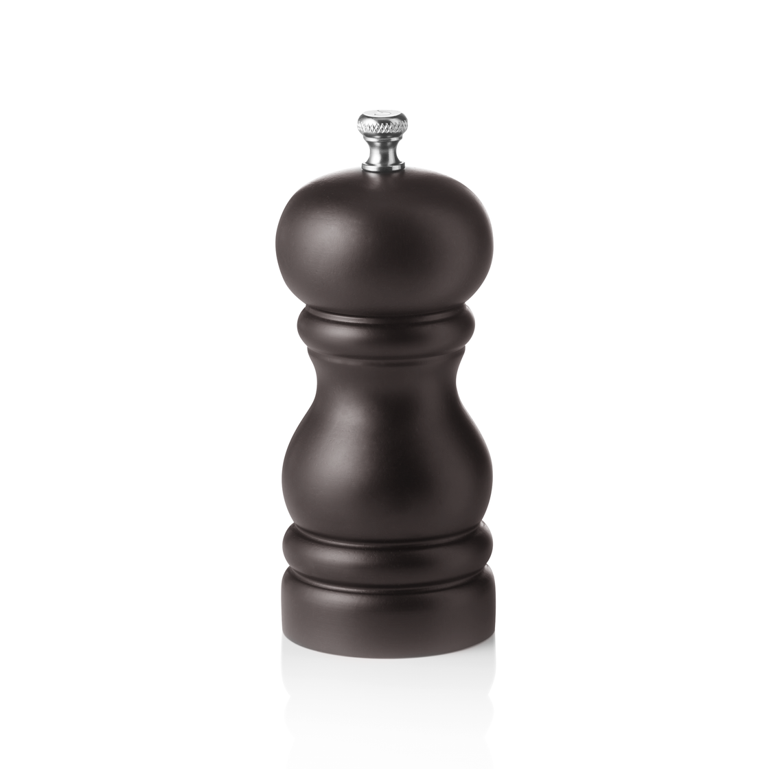 Rasnita de sare cu mecanism ceramic CLASSIC MILL, inaltime 11 cm, maro mat, ceramica, lemn