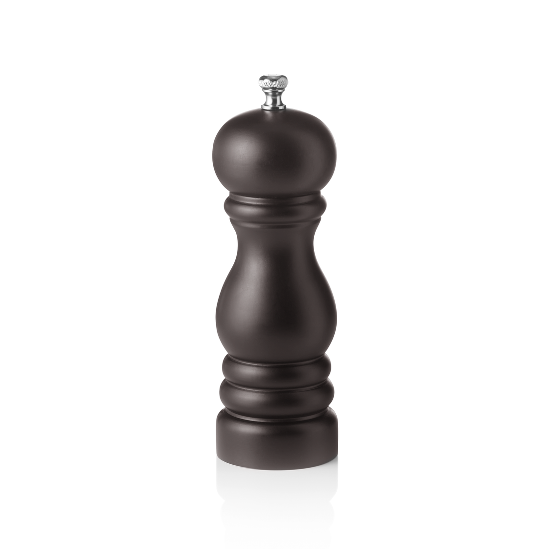 Rasnita de sare cu mecanism ceramic CLASSIC MILL, inaltime 15 cm, maro mat, ceramica, lemn
