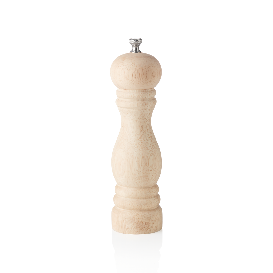 Rasnita de piper cu mecanism ceramic CLASSIC MILL, inaltime 20 cm, lemn natural nelacuit, ceramica, lemn
