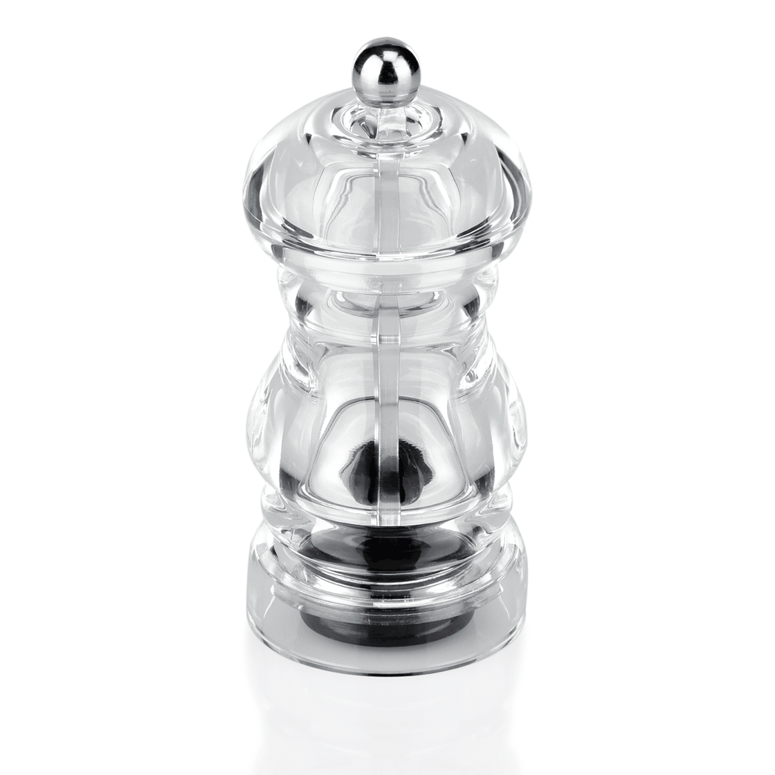 Rasnita de piper, Ø 5,5 cm, inaltime 12 cm, otel inoxidabil, acril