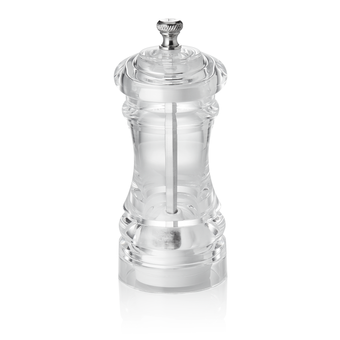 Rasnita de piper cu mecanism ceramic CLASSIC MILL ACRYL, inaltime 12 cm, ceramica, acril