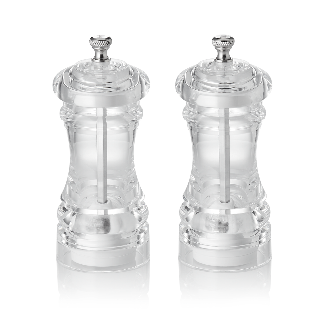 Set rasnite sare/piper cu mecanism ceramic CLASSIC MILL ACRYL, inaltime 12 cm, ceramica, acril