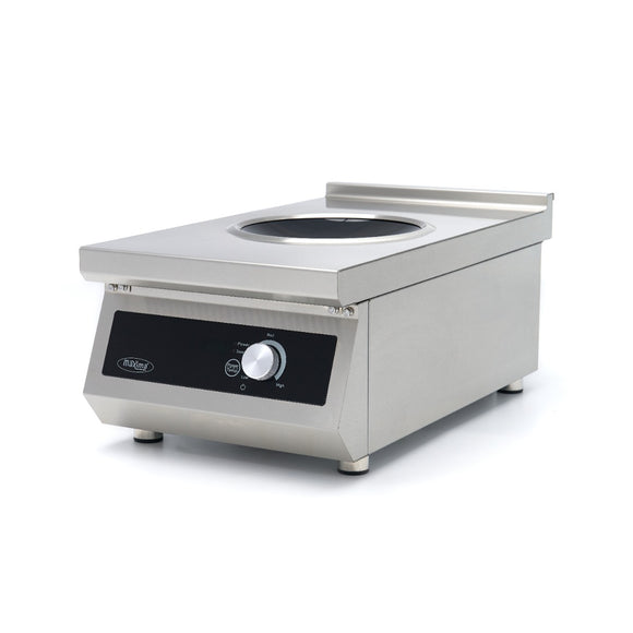 Arzator wok pe inductie Maxima, Ø28cm, linia 700, model de banc, 380V, 5kW