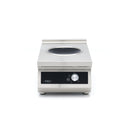 Arzator wok pe inductie Maxima, Ø28cm, linia 700, model de banc, 380V, 5kW