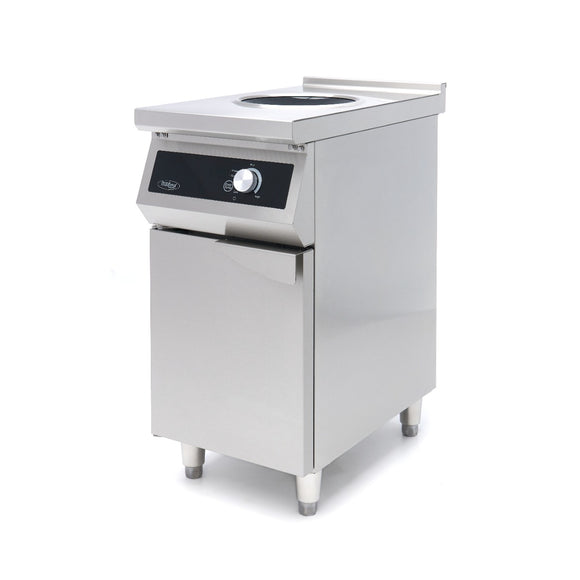 Arzator wok pe inductie Maxima, Ø28cm, linia 700, cu baza, 380V, 5kW