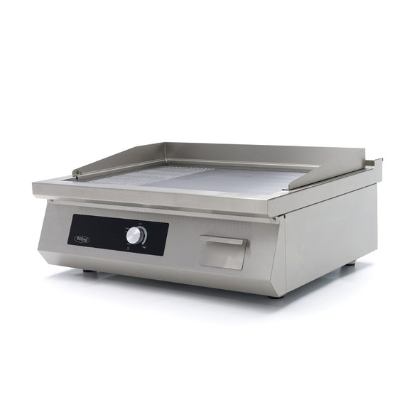 Plita fry top pe inductie Maxima, neted + striat, linia 700, 80cm, model de banc, 380V, 5kW