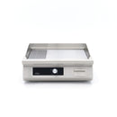 Plita fry top pe inductie Maxima, neted + striat, linia 700, 80cm, model de banc, 380V, 5kW