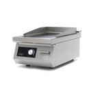 Plita fry top pe inductie Maxima, neted, linia 700, 40cm, model de banc, 380V, 5kW