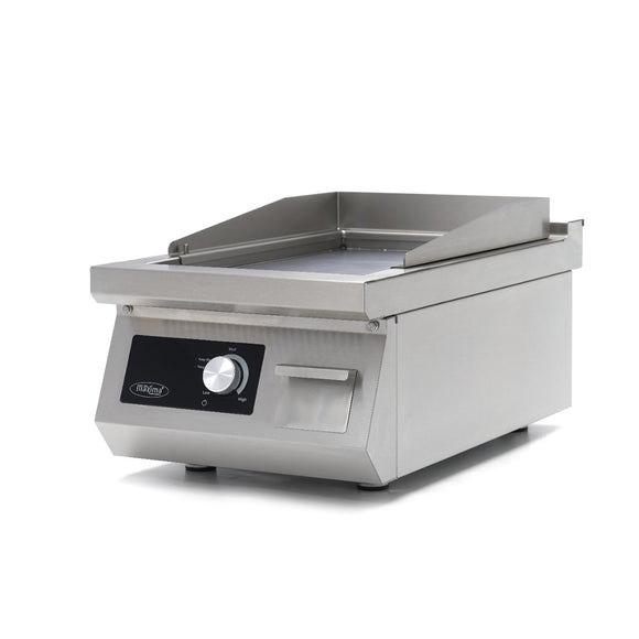 Plita fry top pe inductie Maxima, neted, linia 700, 40cm, model de banc, 380V, 5kW
