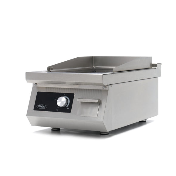 Plita fry top pe inductie Maxima, neted, linia 700, 40cm, model de banc, 380V, 5kW
