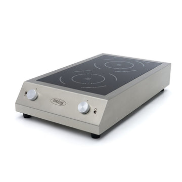 Masina de gatit pe inductie Maxima, 2 zone, linia 700, 40cm, model de banc, 380V, 7kW