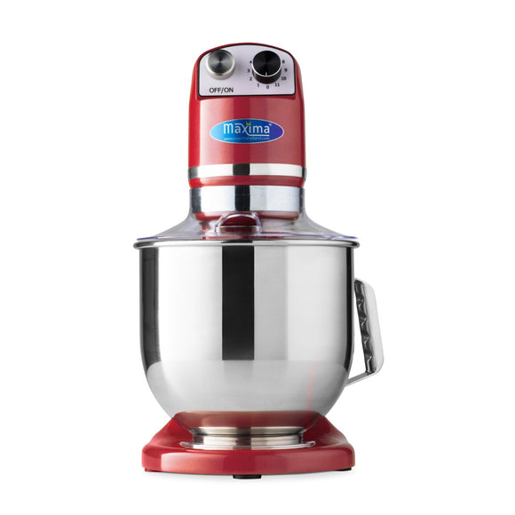 Mixer planetar Maxima, 7L, 2kg aluat, 350 W, rosu zmeura