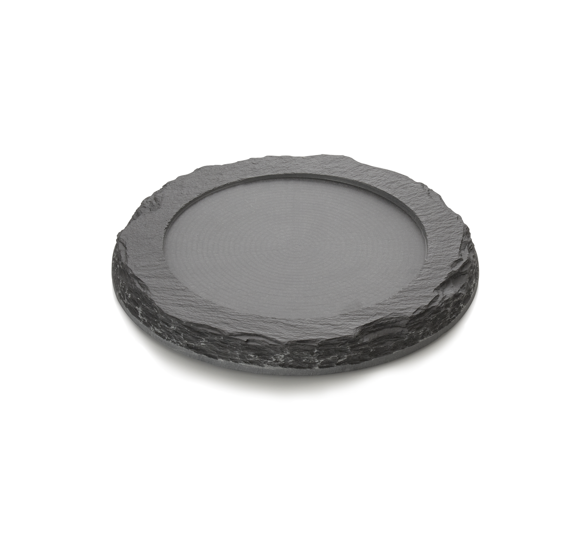 Platou din Ardezie Naturala, Ø 25 cm