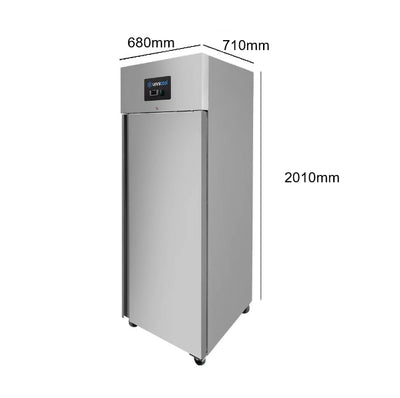 Dulap de congelare inox Unninox UNN400BT, 400 L, -18 / -22°C, 230 V - 0