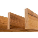 Panou lamele suspendat modular tavan/perete H-250 cm L-96 cm G-10 cm stejar kraft-11