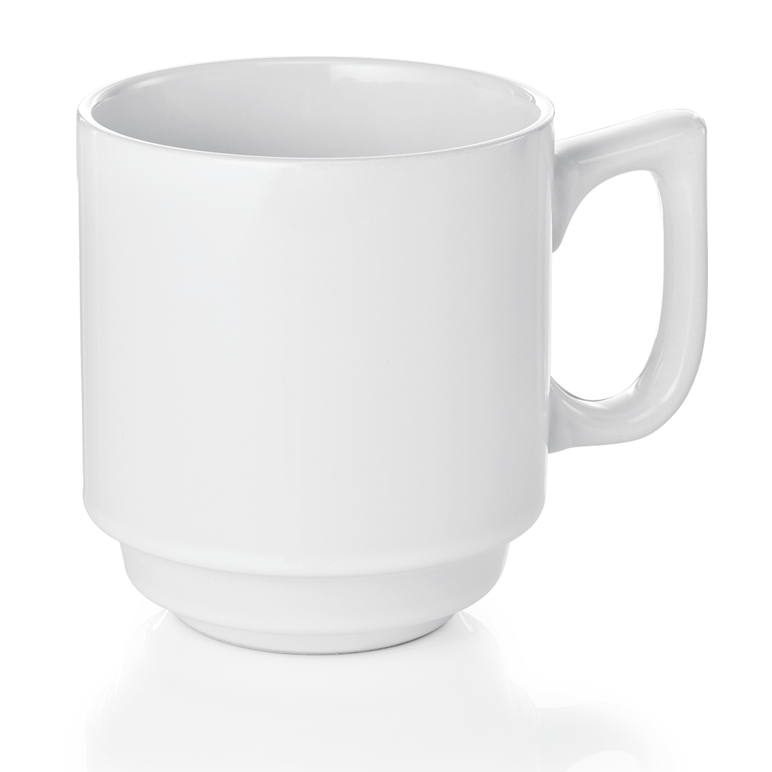 Set 6 cani portelan, Ø 8 cm, 250 ml