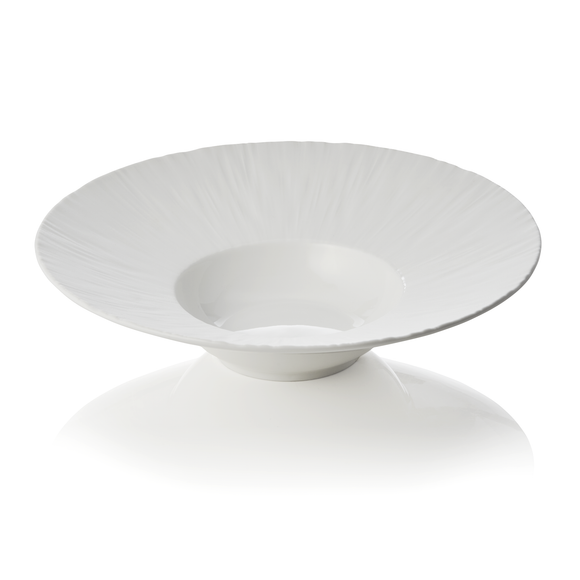 Set de farfurii pentru paste MAYA SHIRO, Ø 27 cm, 200 ml, alb, set de 2 bucati, portelan