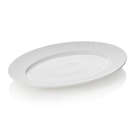 Set farfurii MAYA SHIRO, 33 x 24,5 x 2,5 cm, alb, set de 2 bucati, portelan