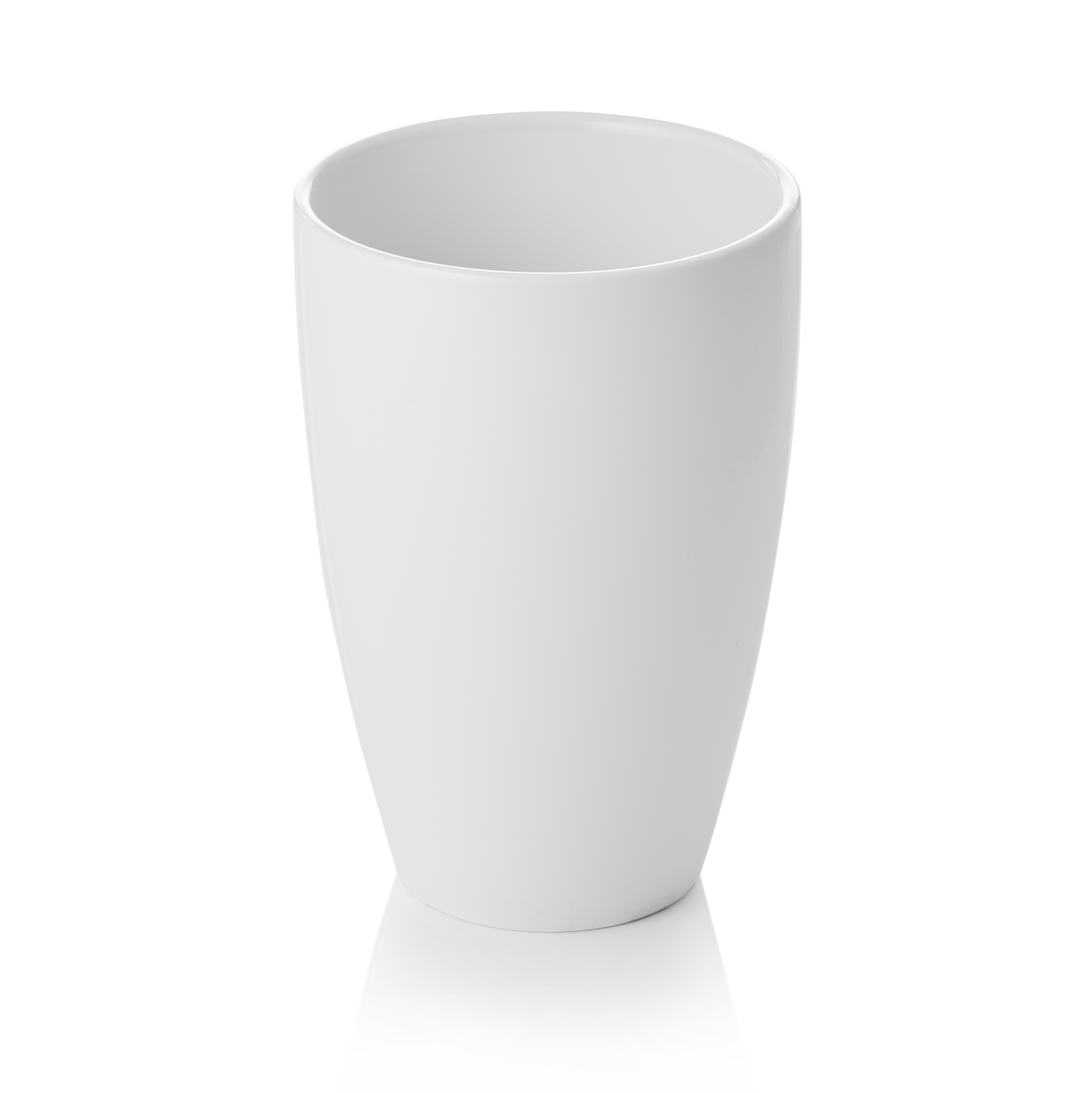 Set 4 cani portelan alb, Ø 8,5 cm, 380 ml,