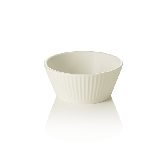 Set boluri pentru ramekin, Ø 7 cm, 100 ml, alb, 6 bucati, portelan
