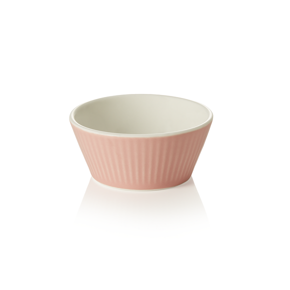Set boluri pentru ramekin, Ø 7 cm, 100 ml, roz, 6 bucati, portelan