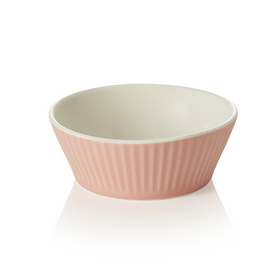 Set boluri pentru ramekin, Ø 9 cm, 200 ml, roz, 6 bucati, portelan