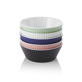 Set boluri pentru ramekin, Ø 9 cm, 200 ml, set 5 bucati, portelan